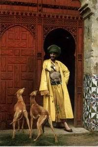 unknow artist Arab or Arabic people and life. Orientalism oil paintings 39 China oil painting art